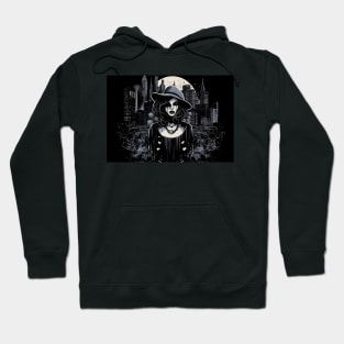 Brooklyn New Goth A Gothic Skyline Hoodie